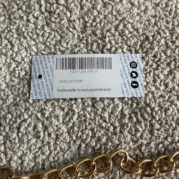 🔸 Boohoo 🔸 brown structured bag - Picture 5 of 10